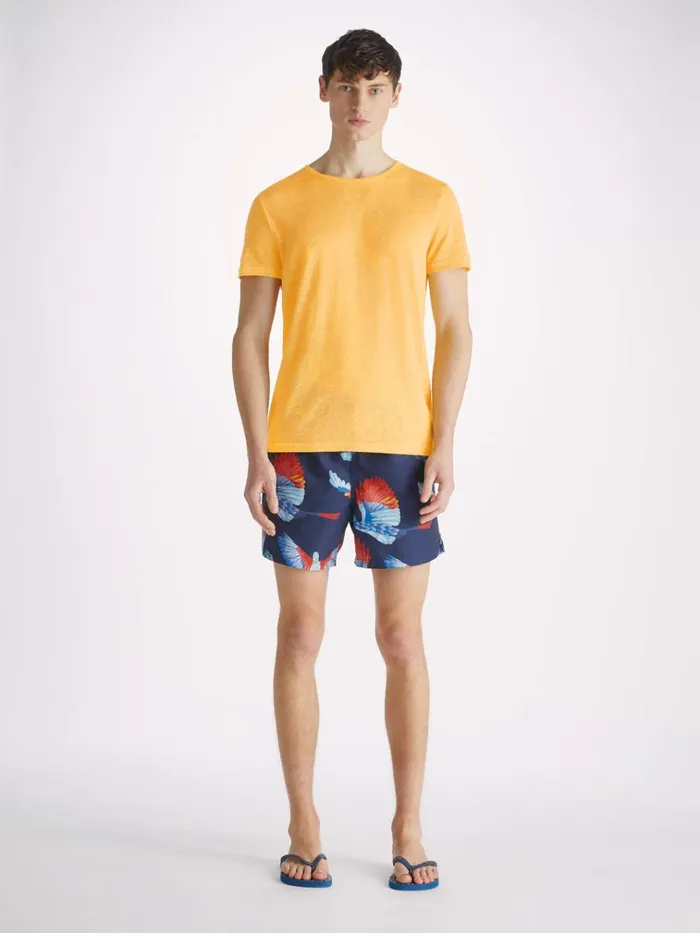 Short Sleeve TShirts Men Derek Rose TShirt Jordan Linen Sunflower