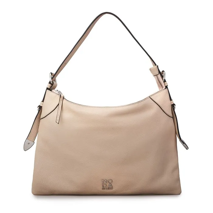 Shoulder Bags Women Moda In Pelle Jasmine Bag Cream Leather