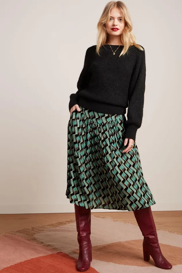 Skirts Women King Louie Adora Skirt Jazz Black 8211 Jazz