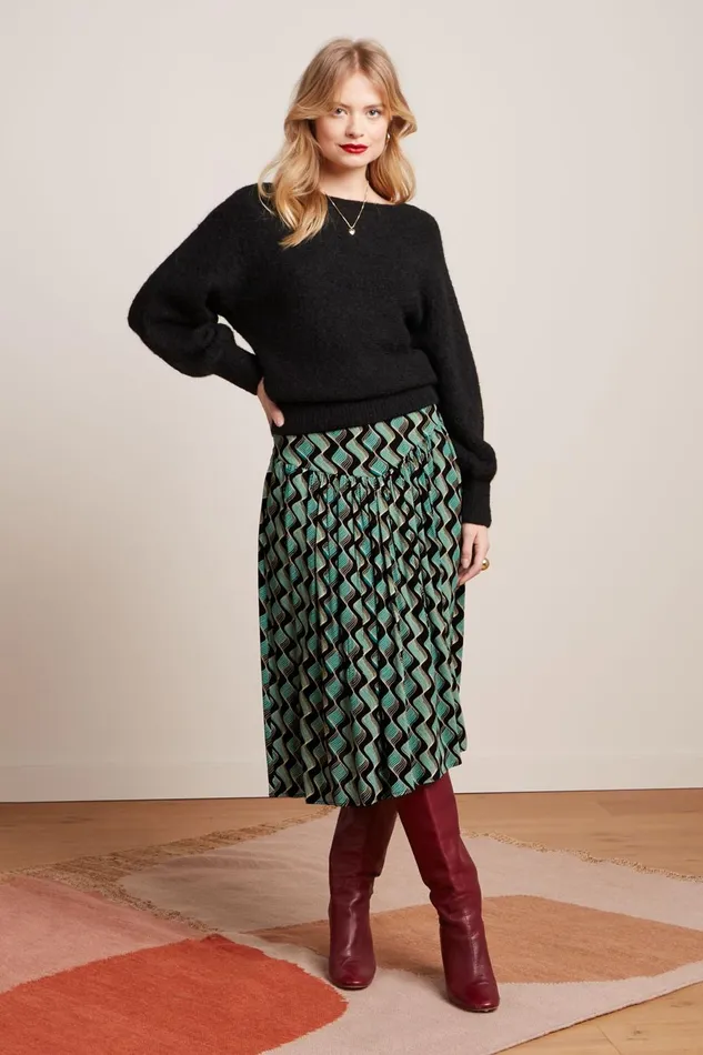 Skirts Women King Louie Adora Skirt Jazz Black 8211 Jazz