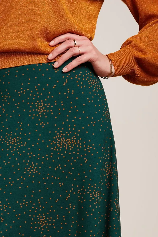 Skirts Women King Louie Juno Skirt Valentine Pine Green 8211 Valentine
