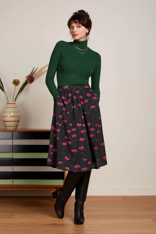 Skirts Women King Louie Layla Skirt Harper Black 8211 Harper