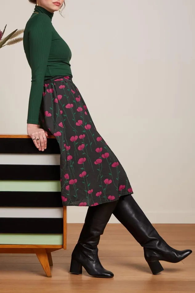 Skirts Women King Louie Layla Skirt Harper Black 8211 Harper