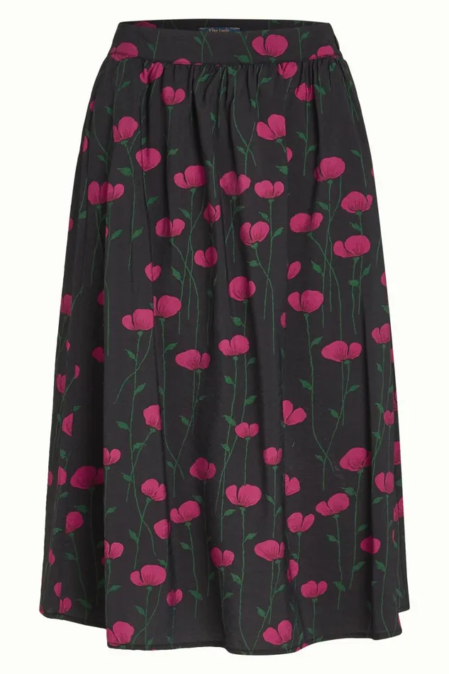 Skirts Women King Louie Layla Skirt Harper Black 8211 Harper