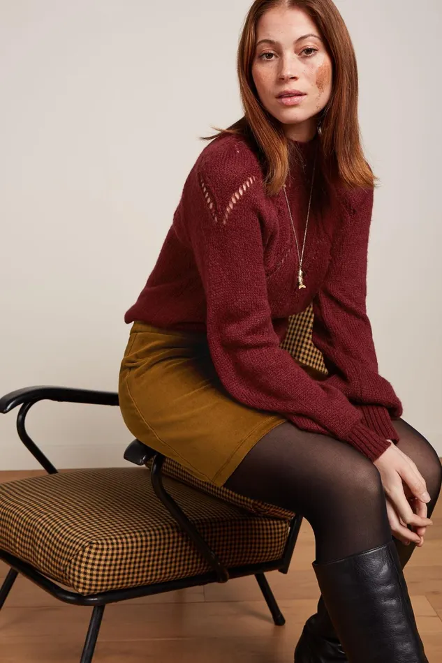 Skirts Women King Louie Olivia Skirt Uni Fargo Golden Brown 8211 Uni Fargo