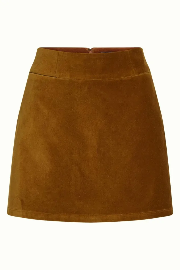 Skirts Women King Louie Olivia Skirt Uni Fargo Golden Brown 8211 Uni Fargo