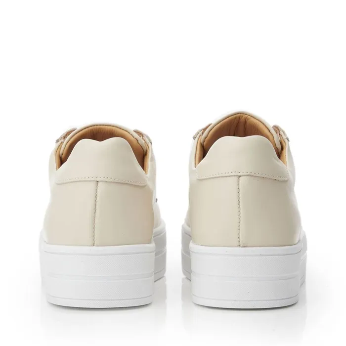 SlipOn Trainers Women Moda In Pelle Bsoleful BBath Beige Leather