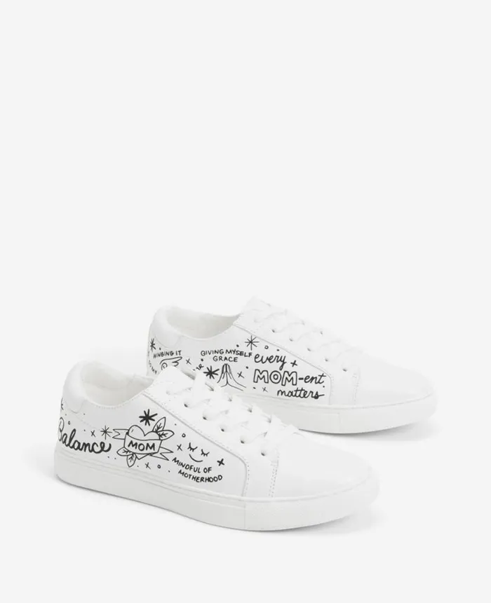 Sneakers Women Kenneth Cole Site Exclusive Sophia Chang 8211 Mom Sneaker White