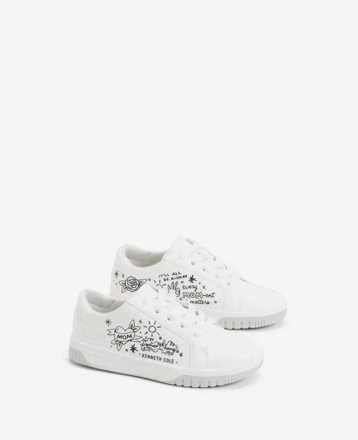 Sneakers WomenMen Kenneth Cole Site Exclusive Sophia Chang 8211 Mom Kid039s Sneaker White