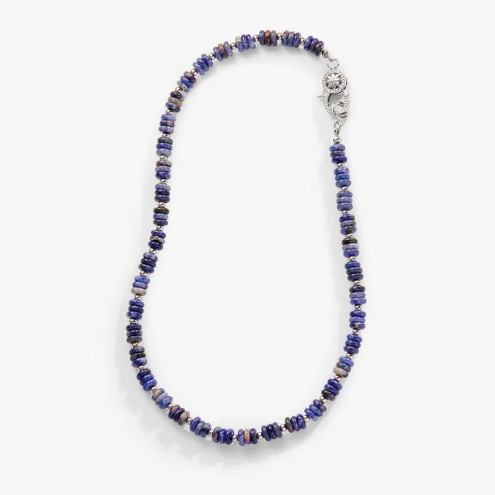 Sodalite Carabiner Necklace Shiny Silver Women Alex And Ani Necklaces Sodalite Carabiner Necklace Shiny Silver Women Alex And Ani Necklaces