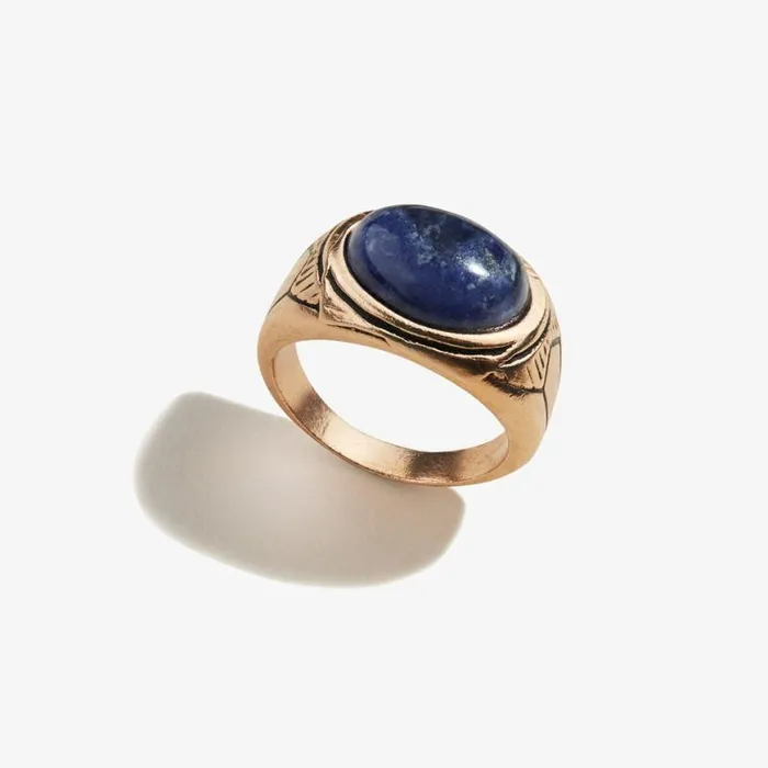 Sodalite Gemstone Signet Ring 55 Women Alex And Ani Rings Sodalite Gemstone Signet Ring 55 Women Alex And Ani Rings