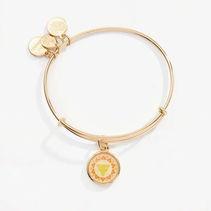 Solar Plexus Chakra Charm Bangle Bracelet Shiny Gold Women Alex And Ani Spiritual Religious Solar Plexus Chakra Charm Bangle Bracelet Shiny Gold Women Alex And Ani Spiritual Religious