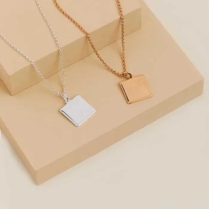 Square Charm Necklace 21039039 Silver Women Alex And Ani Necklaces Square Charm Necklace 21039039 Silver Women Alex And Ani Necklaces