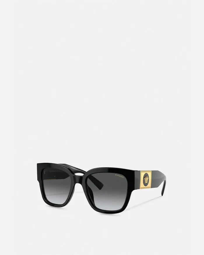 Squared Sunglasses Black Women Versace Sunglasses