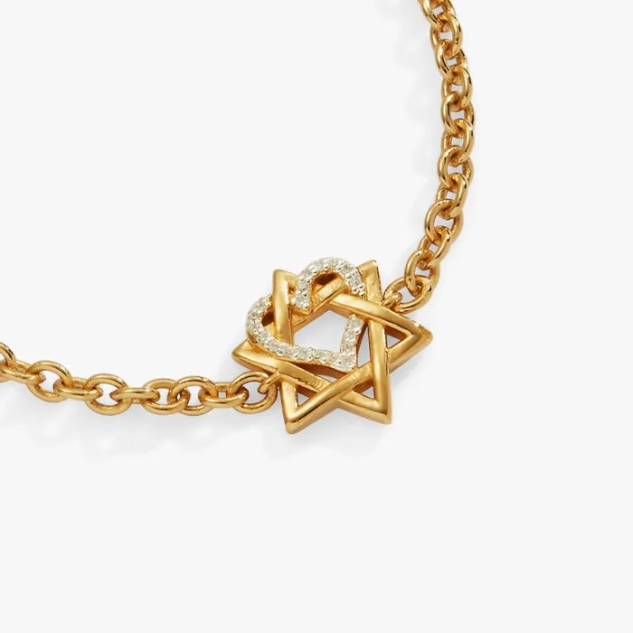 Star Of David Heart Bracelet 14kt Gold Plated Two Tone Precious Women Alex And Ani Bracelets Star Of David Heart Bracelet 14kt Gold Plated Two Tone Precious Women Alex And Ani Bracelets