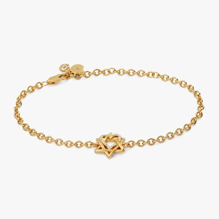 Star Of David Heart Bracelet 14kt Gold Plated Two Tone Precious Women Alex And Ani Fine Jewelry Star Of David Heart Bracelet 14kt Gold Plated Two Tone Precious Women Alex And Ani Fine Jewelry