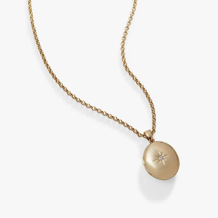 Starburst Locket Necklace Shiny Silver Women Alex And Ani Necklaces