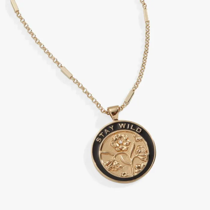 Stay Wild Adjustable Necklace Gold Women Alex And Ani Flower