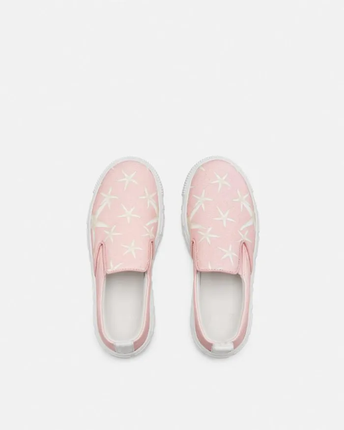 Stella Marina Kids SlipOn Sneakers Light Pink Children Versace Shoes
