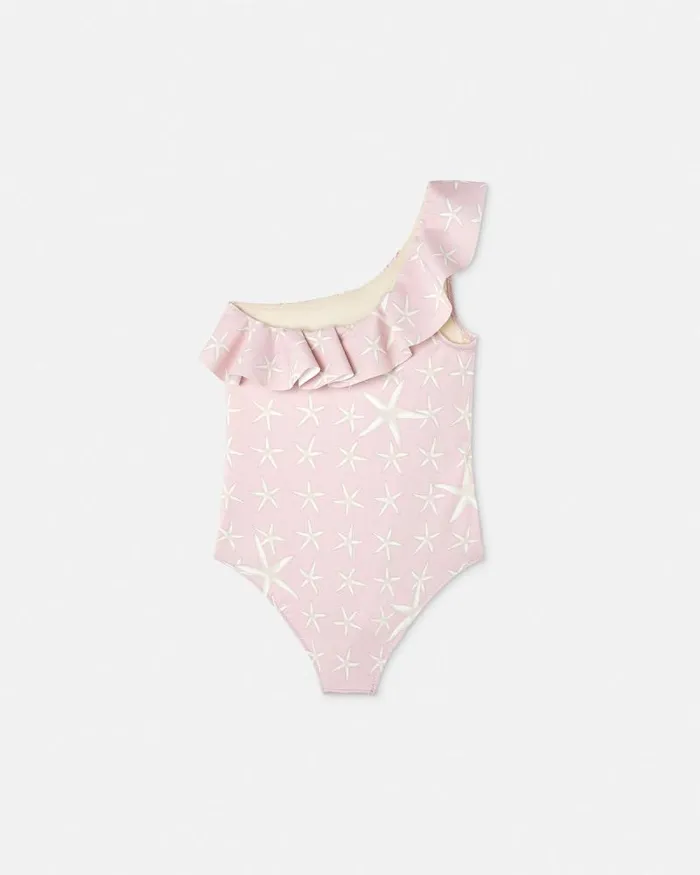 Stella Marina Kids Swimsuit White Children Versace Beachwear