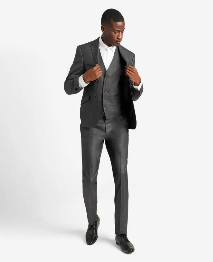 Suits and Suit Separates Men Kenneth Cole Ready Flex SlimFit Suit Separate Vest Gunmetal Suits and Suit Separates Men Kenneth Cole Ready Flex SlimFit Suit Separate Vest Gunmetal