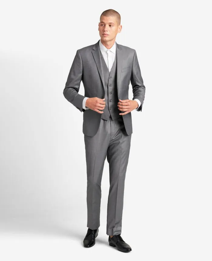 Suits and Suit Separates Men Kenneth Cole Ready Flex SlimFit Suit Separate Vest Light Grey Suits and Suit Separates Men Kenneth Cole Ready Flex SlimFit Suit Separate Vest Light Grey