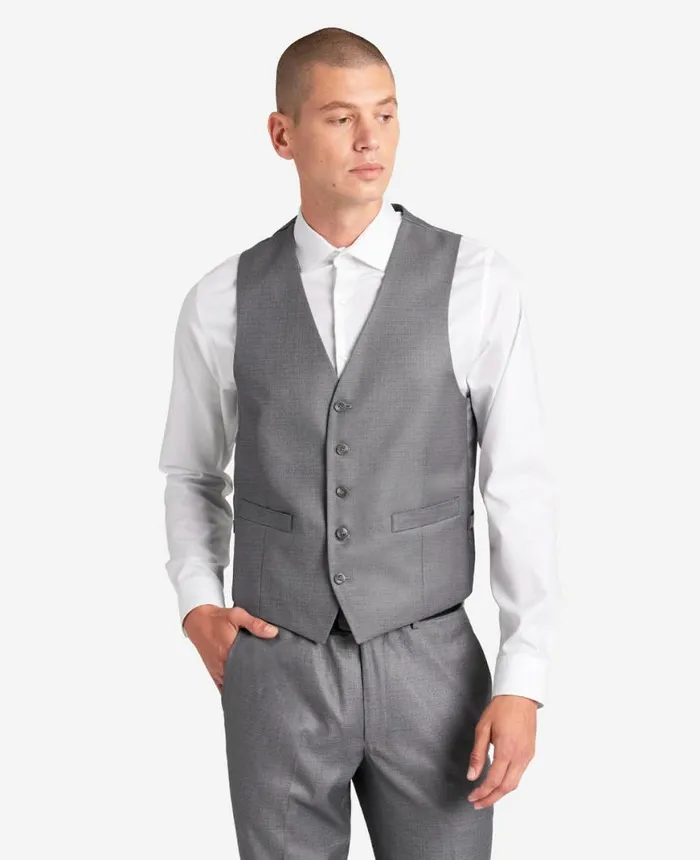 Suits and Suit Separates Men Kenneth Cole Ready Flex SlimFit Suit Separate Vest Light Grey Suits and Suit Separates Men Kenneth Cole Ready Flex SlimFit Suit Separate Vest Light Grey