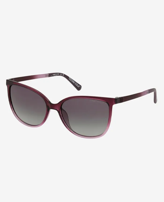 Sunglasses Women Kenneth Cole Women039s Ultem Sqaure Sunglasses Purple