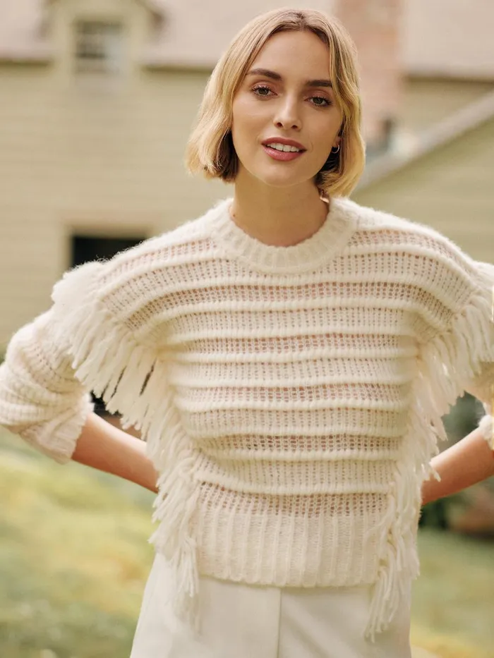 Sweaters Women JMcLaughlin Aleksandra Sweater Ivory