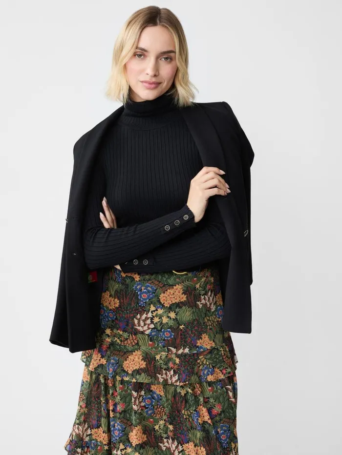 Sweaters Women JMcLaughlin Arlette Turtleneck Black
