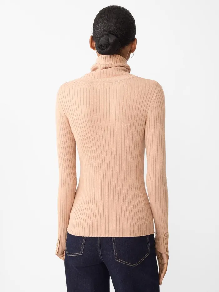 Sweaters Women JMcLaughlin Arlette Turtleneck Heather Camel Sweaters Women JMcLaughlin Arlette Turtleneck Heather Camel