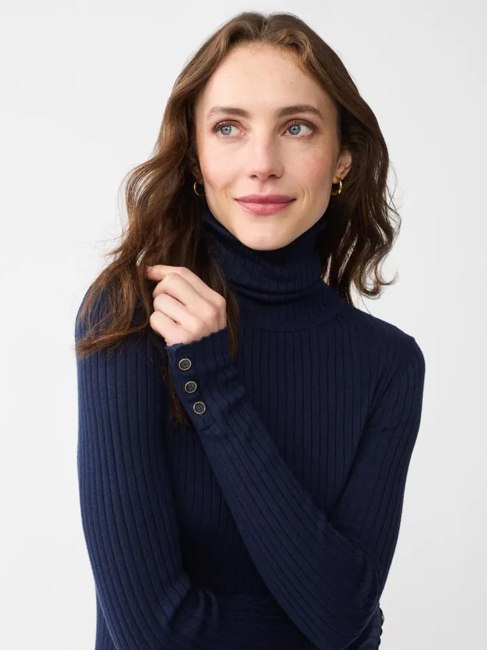 Sweaters Women JMcLaughlin Arlette Turtleneck Navy Sweaters Women JMcLaughlin Arlette Turtleneck Navy
