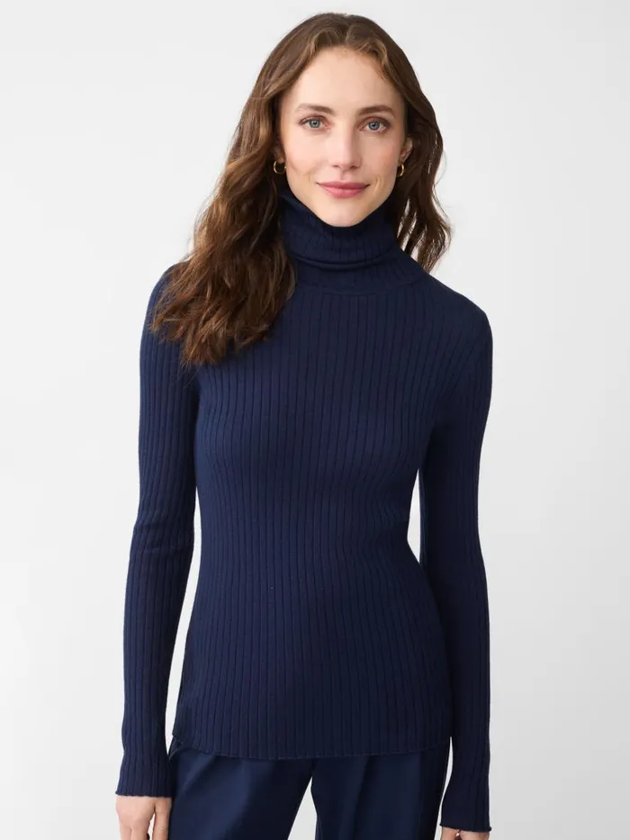 Sweaters Women JMcLaughlin Arlette Turtleneck Navy Sweaters Women JMcLaughlin Arlette Turtleneck Navy