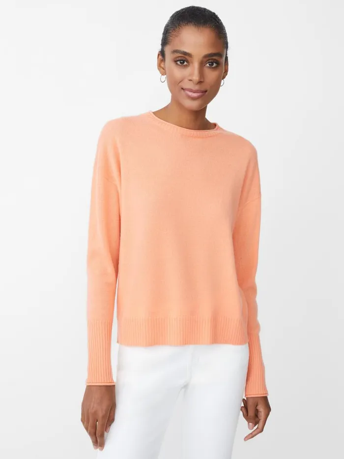 Sweaters Women JMcLaughlin Caitie Cashmere Sweater Apricot
