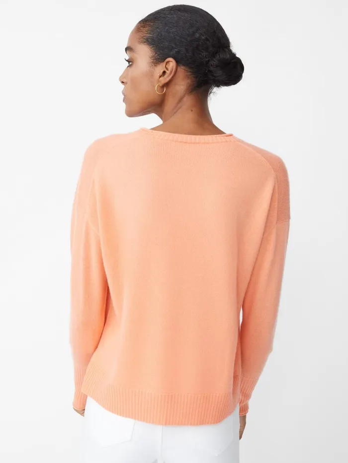 Sweaters Women JMcLaughlin Caitie Cashmere Sweater Apricot