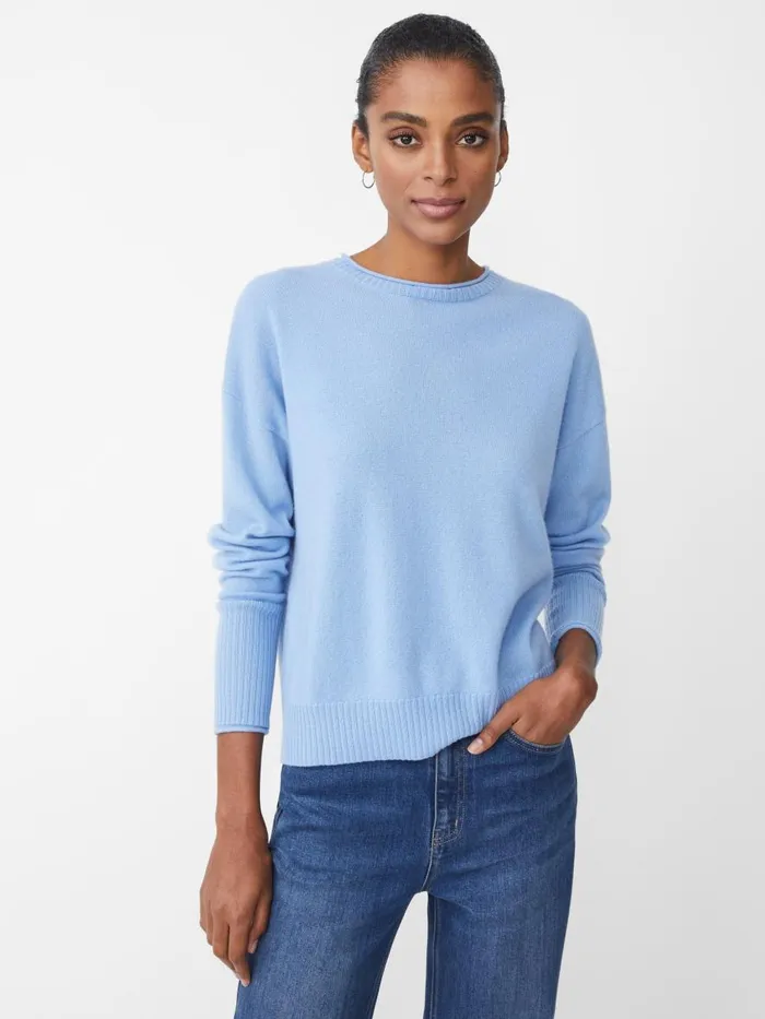 Sweaters Women JMcLaughlin Caitie Cashmere Sweater Soft Blue