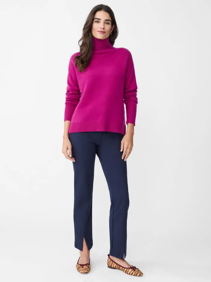 Sweaters Women JMcLaughlin Dina Cashmere Turtleneck Violet Sweaters Women JMcLaughlin Dina Cashmere Turtleneck Violet