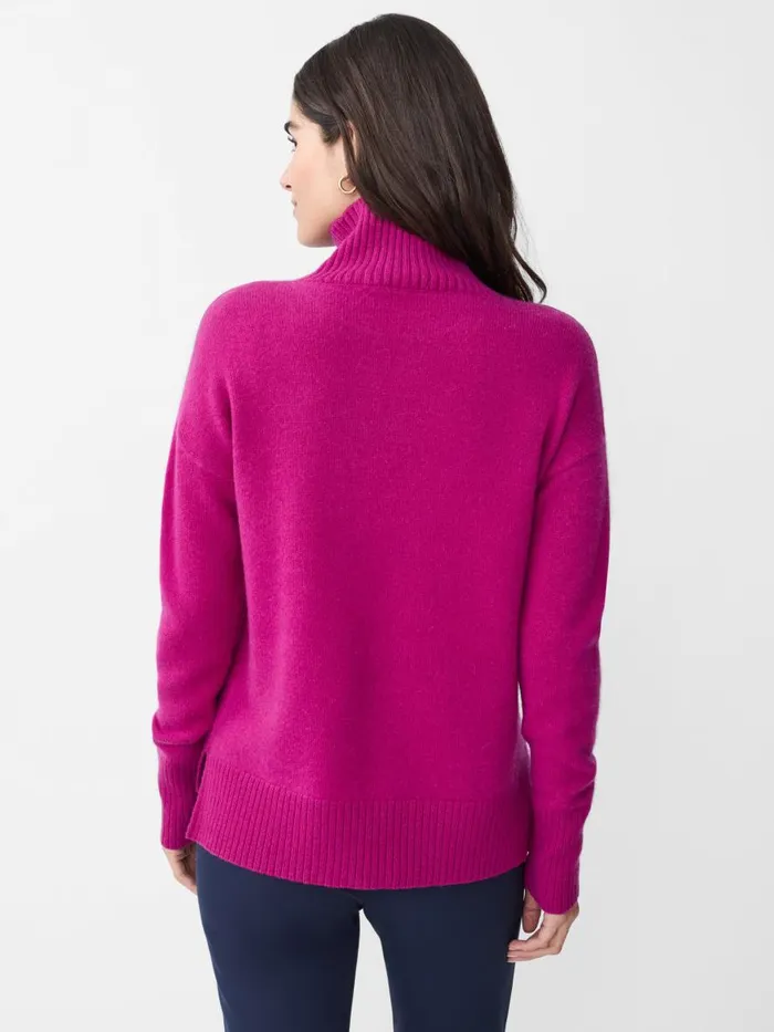 Sweaters Women JMcLaughlin Dina Cashmere Turtleneck Violet Sweaters Women JMcLaughlin Dina Cashmere Turtleneck Violet