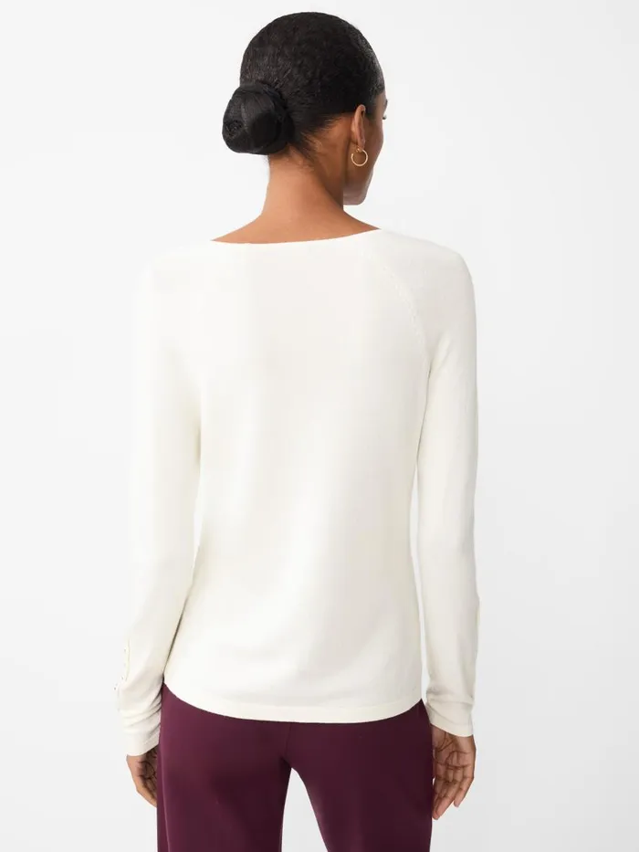 Sweaters Women JMcLaughlin Jamey Sweater Egret White Sweaters Women JMcLaughlin Jamey Sweater Egret White