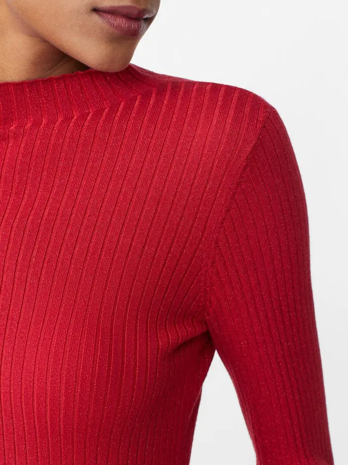 Sweaters Women JMcLaughlin Sylvana Metallic Sweater Rouge