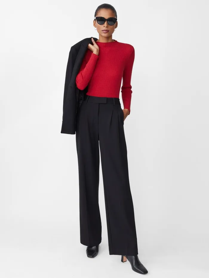 Sweaters Women JMcLaughlin Sylvana Metallic Sweater Rouge