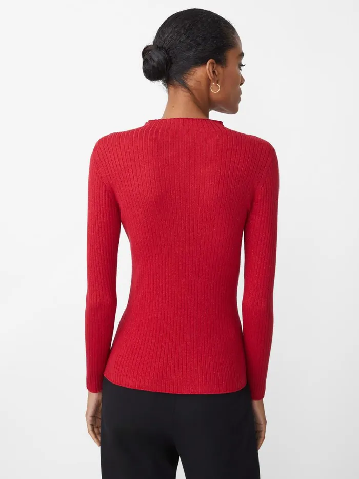 Sweaters Women JMcLaughlin Sylvana Metallic Sweater Rouge