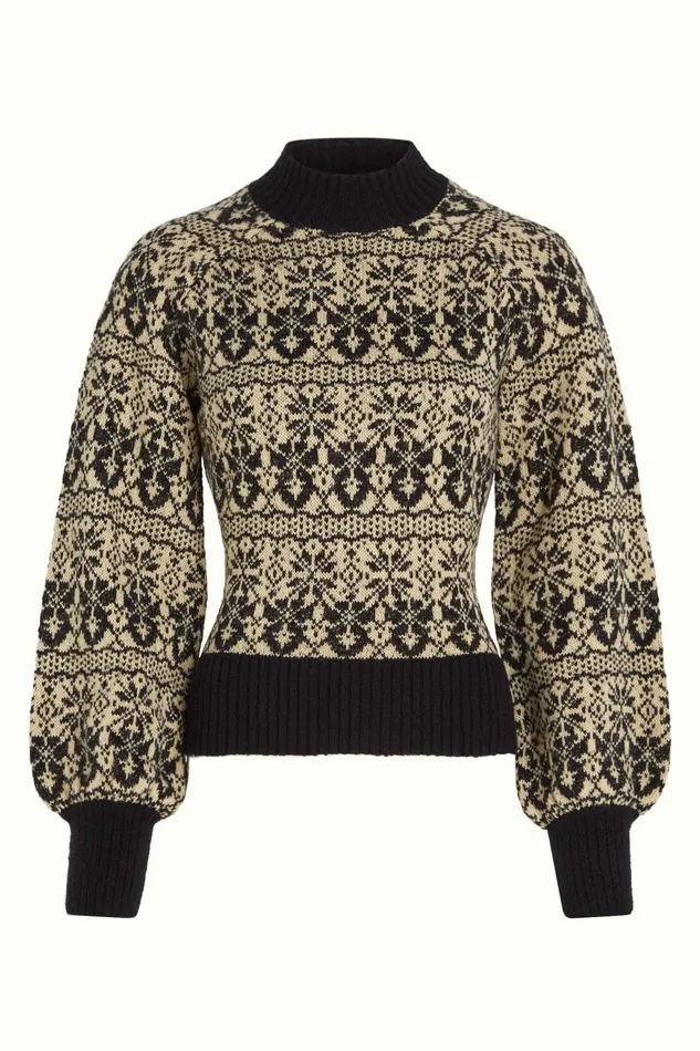 Sweaters Women King Louie Jeanie Top Duchess Black 8211 Duchess