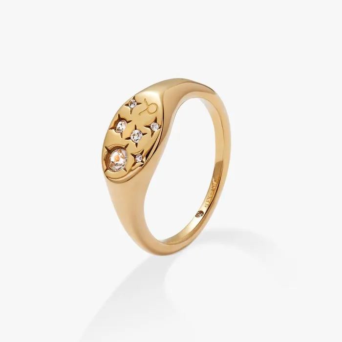 Taurus Zodiac Ring Stainless Steel Gold Women Alex And Ani Rings Taurus Zodiac Ring Stainless Steel Gold Women Alex And Ani Rings