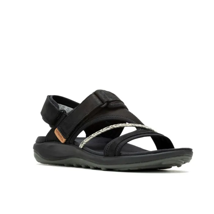 Terran 4 Backstrap Wide Width Black Women Merrell Sandals