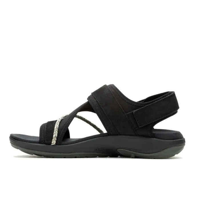 Terran 4 Backstrap Wide Width Black Women Merrell Sandals
