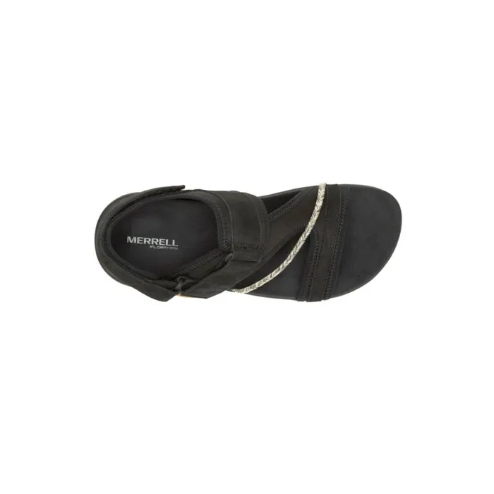 Terran 4 Backstrap Wide Width Black Women Merrell Sandals