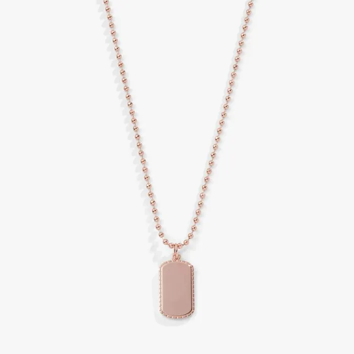 Textured Border Dog Tag Necklace Silver Women Alex And Ani Love Textured Border Dog Tag Necklace Silver Women Alex And Ani Love