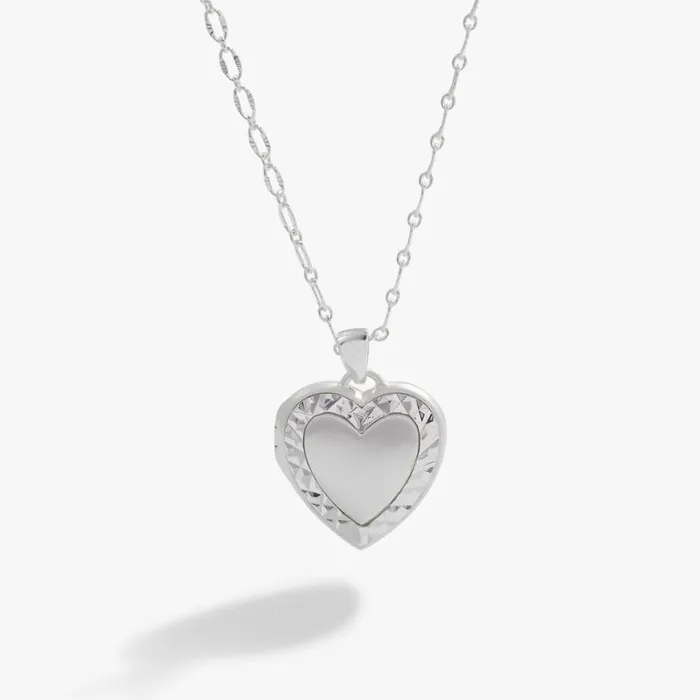 Textured Heart Locket Necklace Silver Women Alex And Ani Sympathy In Memory