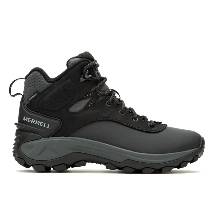 Thermo Kiruna 2 Mid Waterproof Wide Width Black Women Merrell Boots